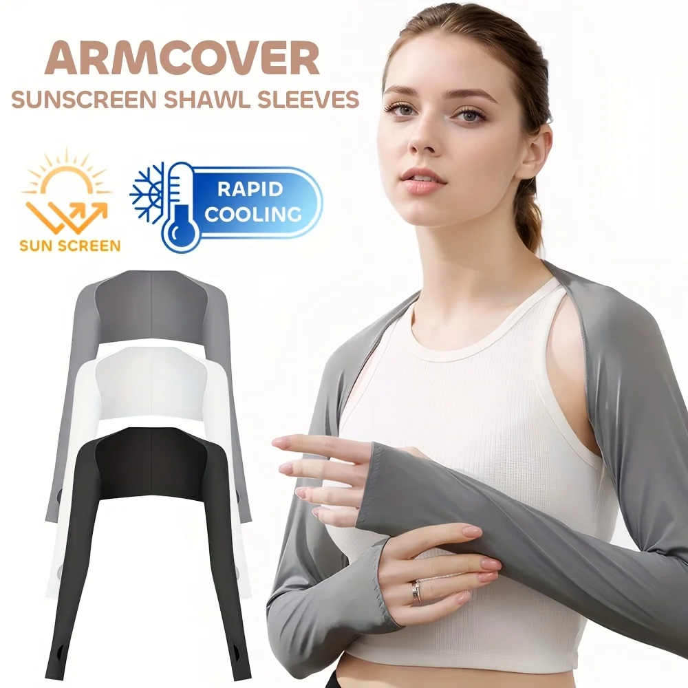 Shawl Wrap Winter - 1 paio di maniche protettive UV