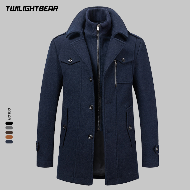 Cappotto Invernale da Uomo in  - Wool Coat Peacoat recensione e prezzo